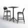 Farrah Square Bar Set With 2 Barstools