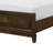 Javari Nibo Platform Bed, Modern Rustic, Solid Wood-807997251