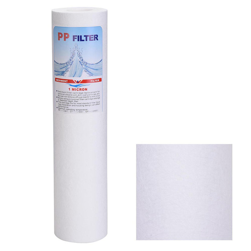 Remplacement du filtre à eau en polypropylène pour le système d'osmose inverse RO