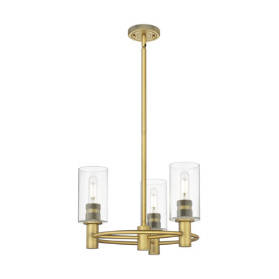 Crown Point 3 Light Stem Hung Pendant