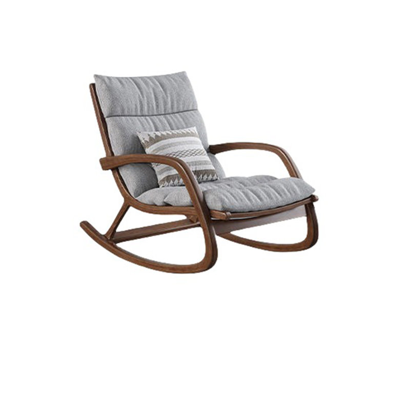 Chaise berçante High Elastic Sponge, Gris