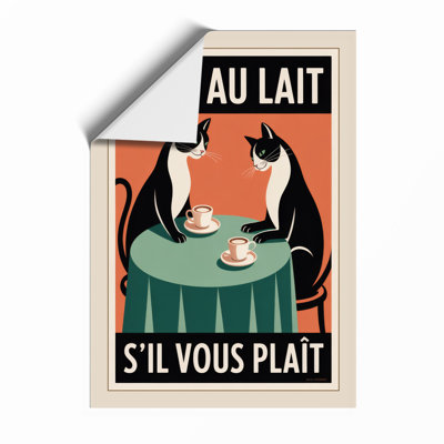 Café Au Lait Vintage - Framed Print