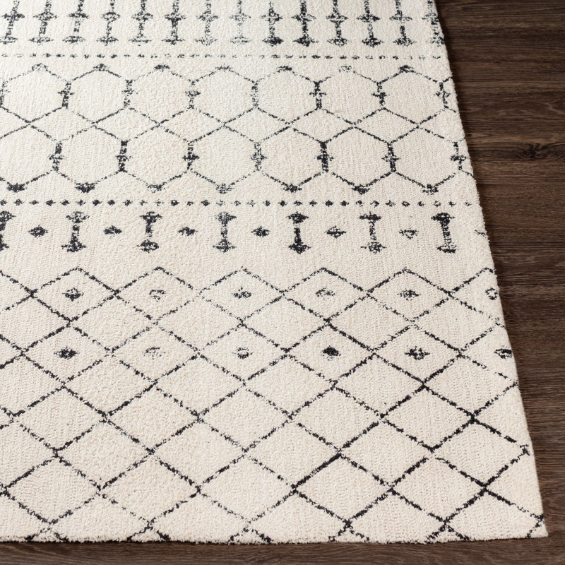 Woodhouse Cotton Geometric Indoor Rug, Rectangle 8' x 10'
