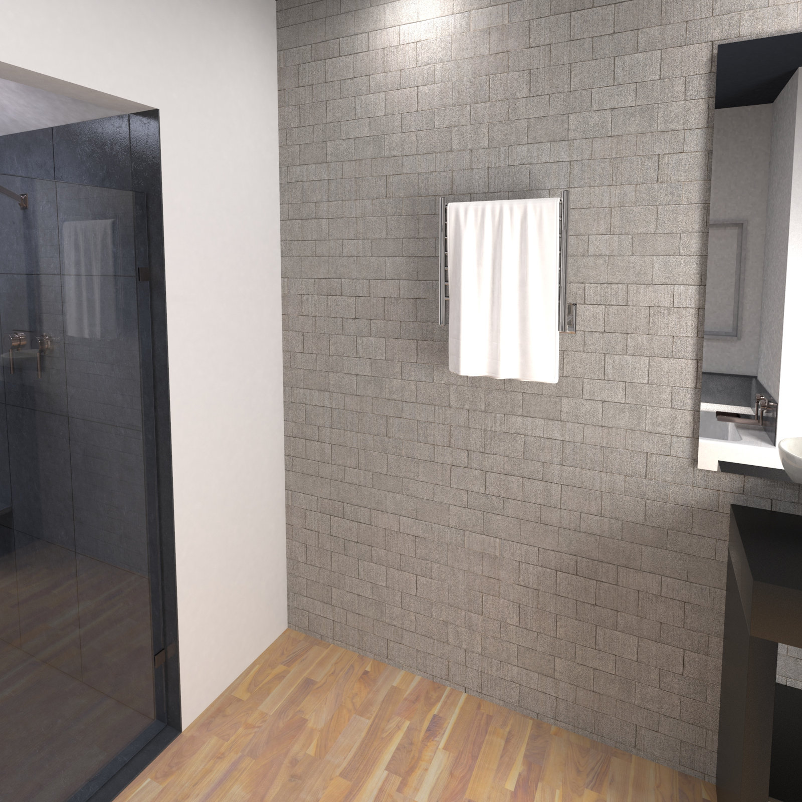Radiant Hybrid Towel Warmer, Polished