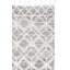 Tapis gris / ivoire en laine touffeté à la main Powell-2023324488