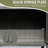 Outdoor Kitchen Island With Storage, Aluminum, Protective Cover