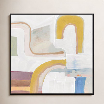 "Copeland Together Again I" par Cartissi, reproduction d'art sur cadre flottant