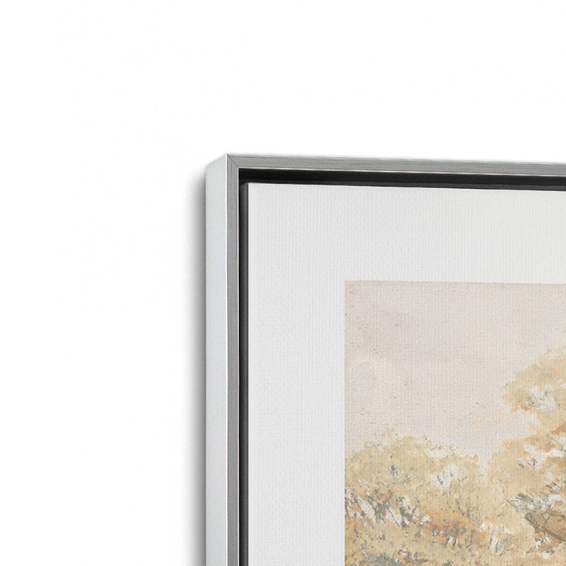 Emberwood II by Amber Sterling Art Print, Toile avec cadre, L 30 po x H 30 po, Argent