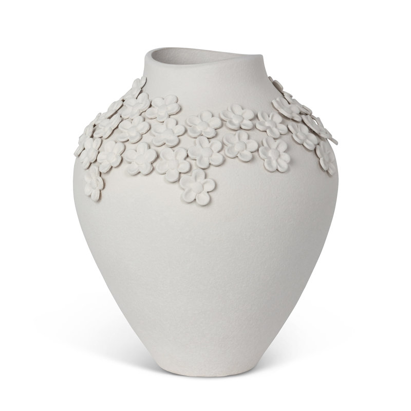 Vase La Fleur, grand, blanc mat, Grand
