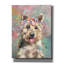 «Flower Crown Yorkshire Terrier» par Furbaby Affiliates, art mural sur toile-1754744737