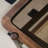 Retro solid wood glass rectangular coffee table