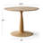 39.5"/34.5" Round Pedestal Dining Table-93912362