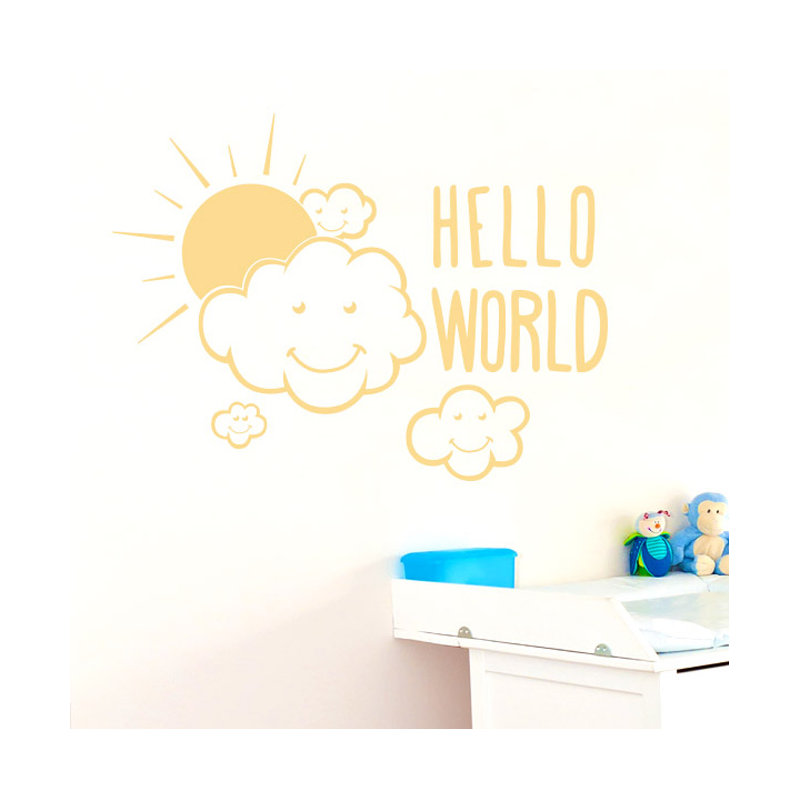 Wall Decal, Beige, Large