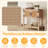 Farmhouse Console Table With Rattan Doors, Entryway Table With Storage Cabinet, Wooden Entry Table With Metal Handle For Kitchen, Hallway, Living Room