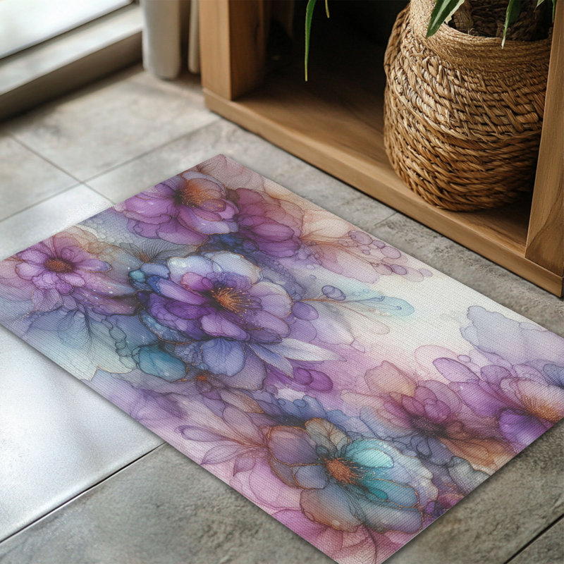 Tapis tressé Lilas Haze, Rectangulaire 3 pi x 5 pi
