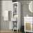 68" H Tall Bathroom Storage Cabinet With  Adjustable Shelves And One Drawer & Door, Storage Cabinet For Bathroom, Living Room, Entryway & Kitchen, White-1703382526
