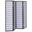 Cloison 4 panneaux en bois massif l 69,5 "x H 70,25" Ashwika - Noir-93620605-124651909-124651908