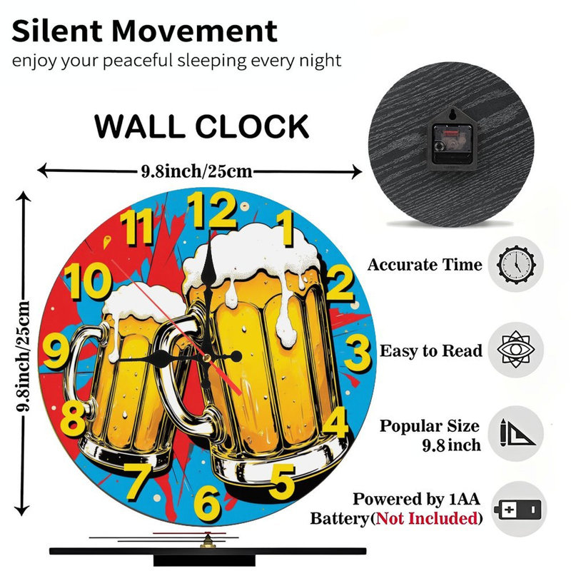 horloge à bière