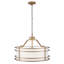 Luminaire de style campagnard rond à 5 lumières avec tambour cylindrique de 21,65 pouces-1805464267