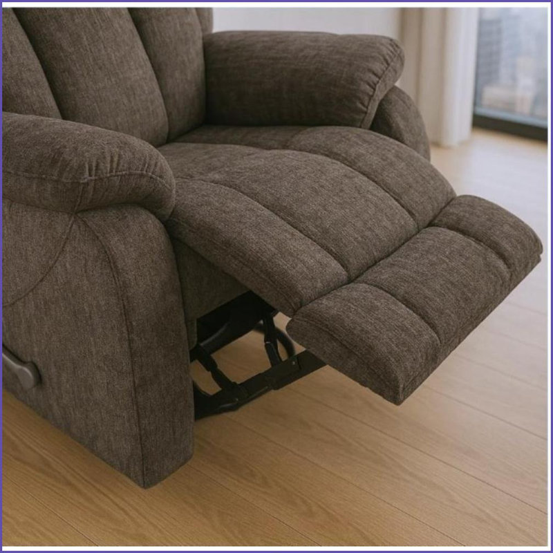 Fauteuils inclinables | Fauteuil inclinable manuel pivotant Man Wah Calgary | Vison | Polyester