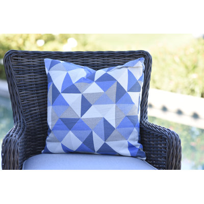 Pacifica Geometric Indoor/Outdoor Throw Pillow