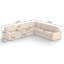 6 Piece Modern Corduroy L Shaped Power Reclining Sectional Couch With Storage & Wireless Charging-2012288497