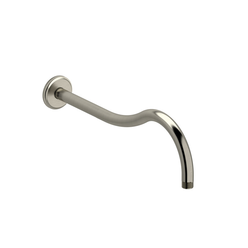 Riobel 16" Wall Mount Shower Arm, Brushed Nickel