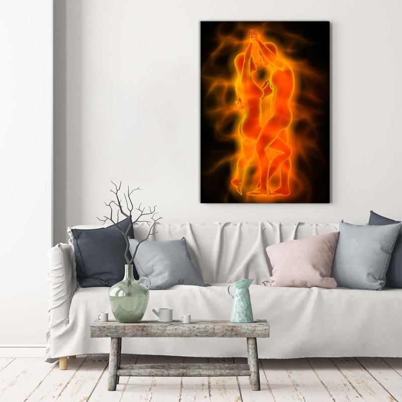 Dancing Couple - Wrapped Canvas Print