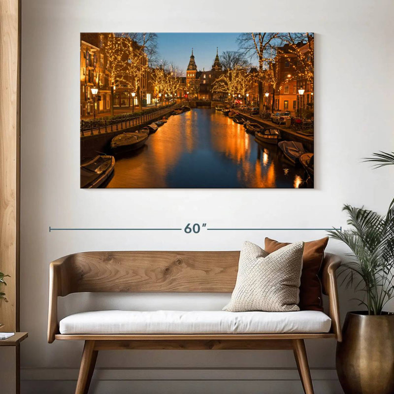 Lumières de Noël Sireci Amsterdam, H 32 po x l 48 po