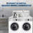 2-Tier Washer Dryer Countertop, Wood Laundry Countertop with 2.75" H Edge Rails, Waterproof Washer Dryer Cover with Anti-Slip Pads for Laundry Room Organization and Storage-192379723