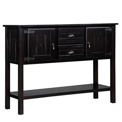 48'' Solid Wood Buffet Server, Build Materials