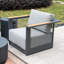 5-Seater Outdoor Lounge Set with Gas Fire Pit Table