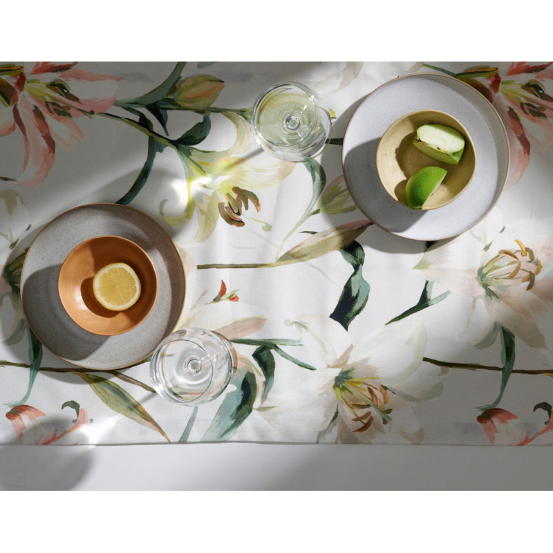 Summertime Rectangle Floral Tablecloth