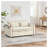 Velvet Pull-out Sleeper Sofa Bed, Adjustable Back and with USB Pport, swivel phone stand-912425515-938975603