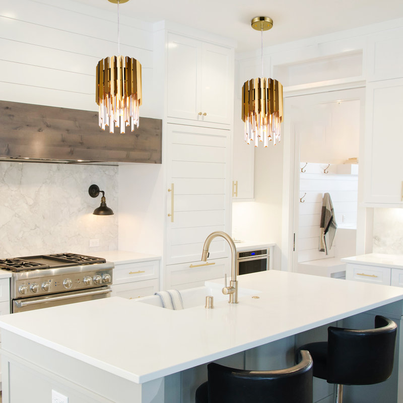 Oviedo 1 - Light Gold Unique/Statement Pendant