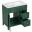 Meuble-lavabo 30 po avec comptoir, meuble-lavabo avec porte et deux tiroirs, structure en bois massif, un paquet-1580806372