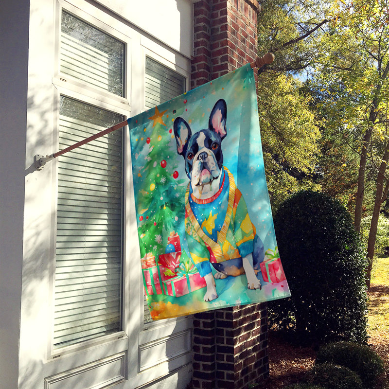 Double Sided Polyester Christmas, 40'' H x 28'' W