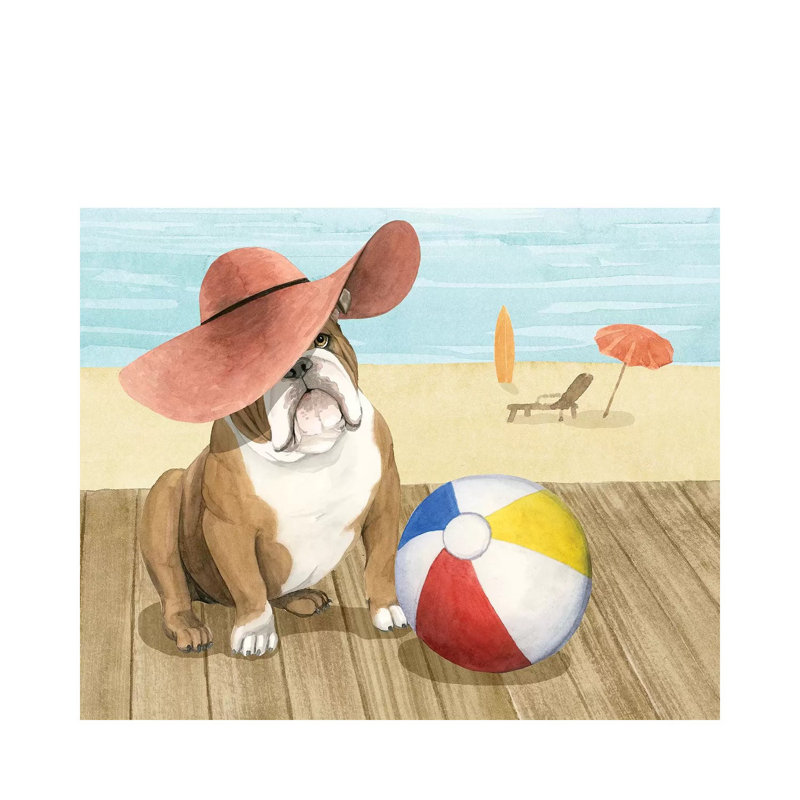 Let'S Go For A Boardwalk I by Grace Popp - Wrapped Canvas Gallery-Wrapped Canvas Giclée, 45.72 cm H x 45.72 cm W