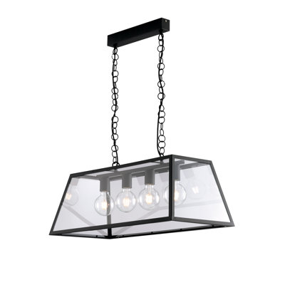 Cameron-John 4 - Light Black Pendant