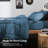7PC Campus Ready Dorm Twin XL Bedding Bundle, Solid Comforter, Pillows And Sheet Set-114192865