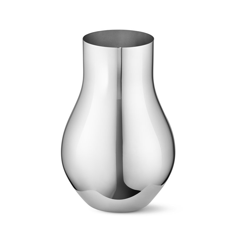 Cafu Silver 8.5" Indoor / Outdoor Metal Table Vase