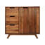 Topanga 36" Single Bathroom Vanity Base Only in Walnut