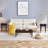 Retro 3-Piece Solid Wood Coffee Table Set With Storage Drawer-1216795151
