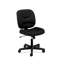 Chaise de bureau sans accoudoirs HON ValuTask, dossier bas en filet rembourré, contrôle d'inclinaison ergonomique inclinable-tension