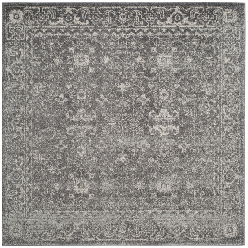 Paschke Performance Oriental Rug, Square 5'3"