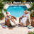 Outdoor Wicker Recliner Chair, Patio Lounge Chair With Adjustable Backrest & Footrest, Flip-Up Table-Honey Brown Wicker / Ivory White-1179076877-1179076873