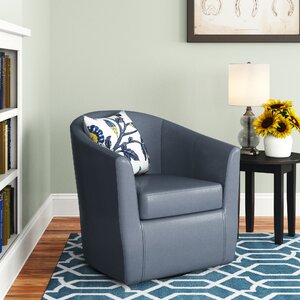 Hanshaw 30.5Cm Wide Swivel Barrel Chair