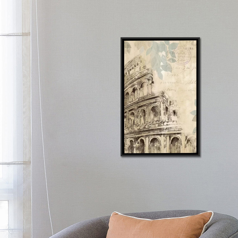 « architectural study i », impression sur toile, H 12 po x l 8 po x P 0,75 po, Pas de tapis, Toile tendue