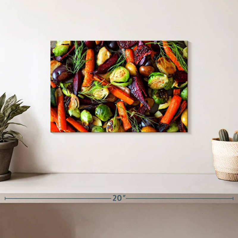 Roasted Autumn Vegetables, 8" H x 12" W