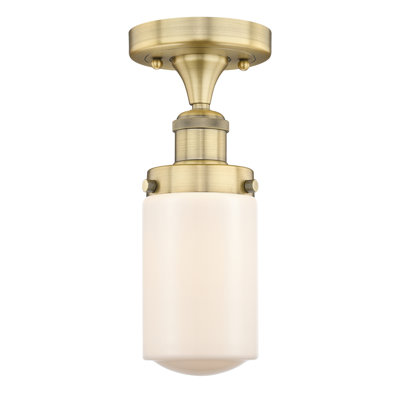 Erkson Glass Semi Flush Mount